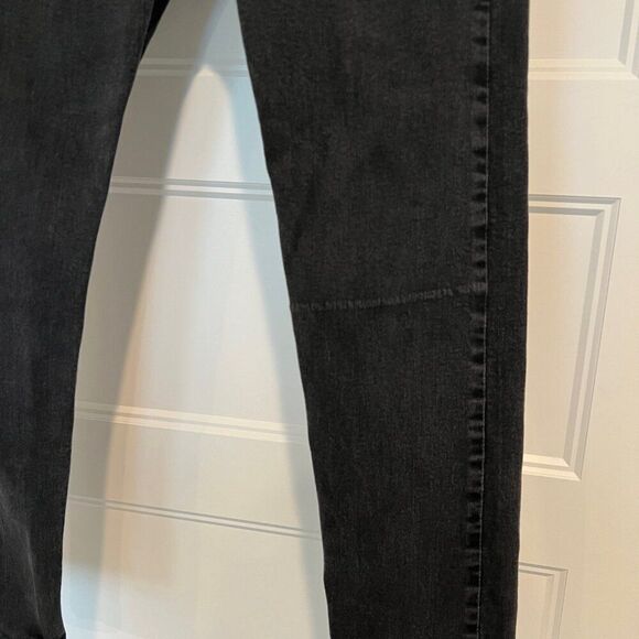 Levi's Jeans Men 29x28 Black Cotton Stretch Denim Classic 502 Taper Jeans - Picture 4 of 6